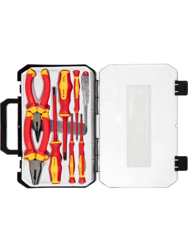 Набор диэлектрических инструментов Topfort 8 предметов (VDE 547608)