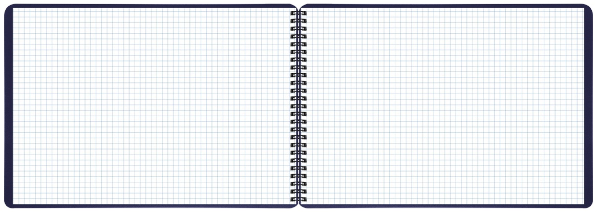 Блокнот А4 80л. на гребне BG 