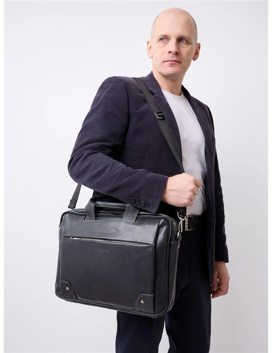 Сумка муж д/док-тов 380x290x90/100 Franchesco Mariscotti 2-1060кFM1 неаполь