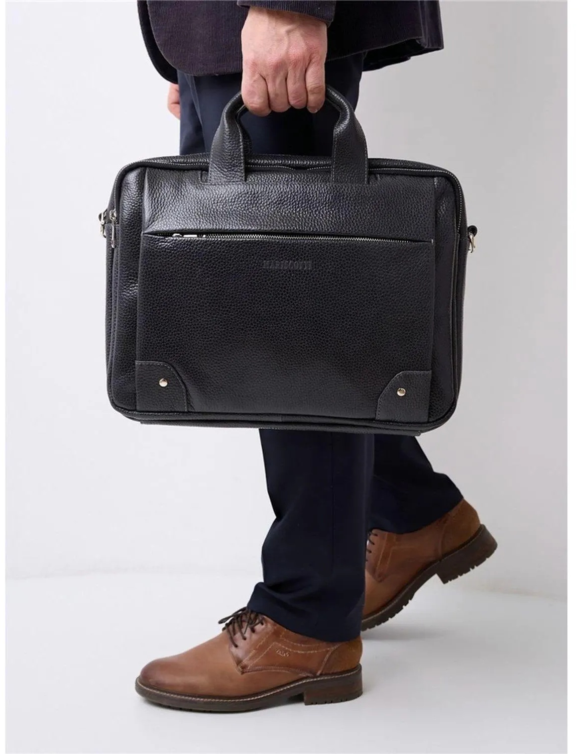 Сумка муж д/док-тов 380x290x90/100 Franchesco Mariscotti 2-1060кFM1 неаполь