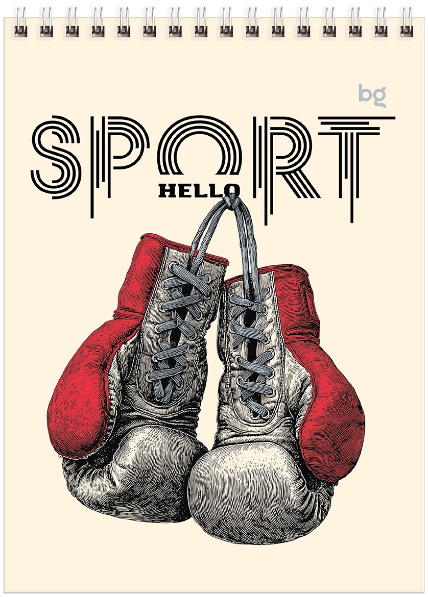 Блокнот А5 40л. на гребне BG 