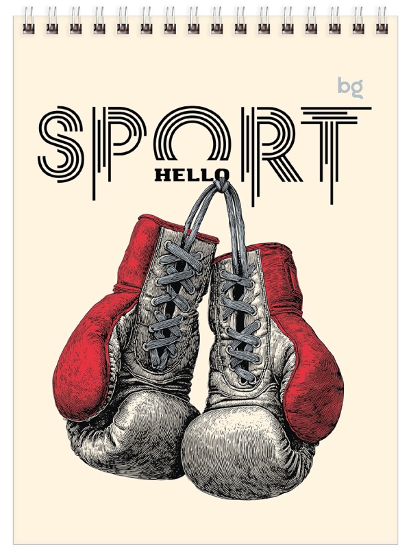 Блокнот А5 40л. на гребне BG 