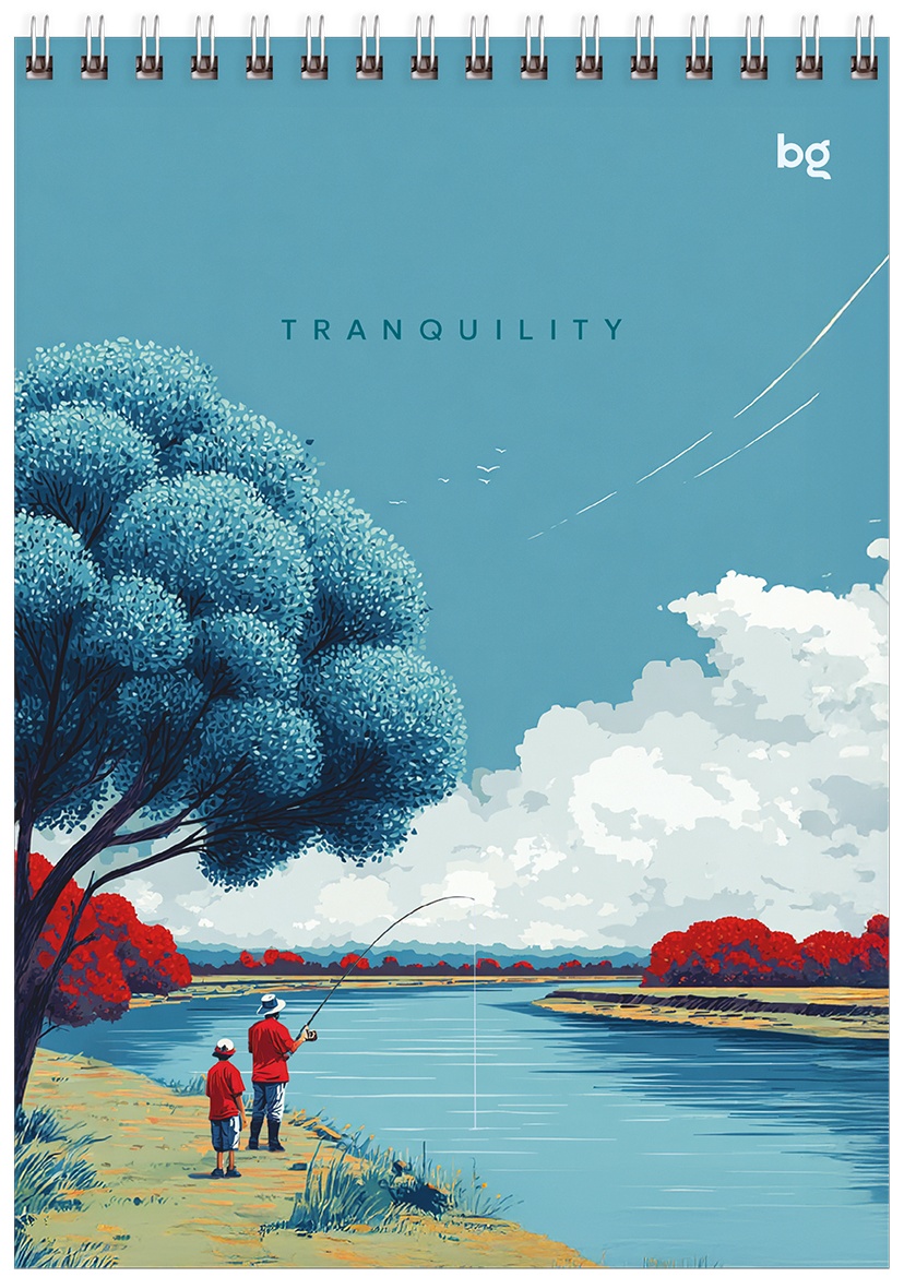 Блокнот А5 60л. на гребне BG 