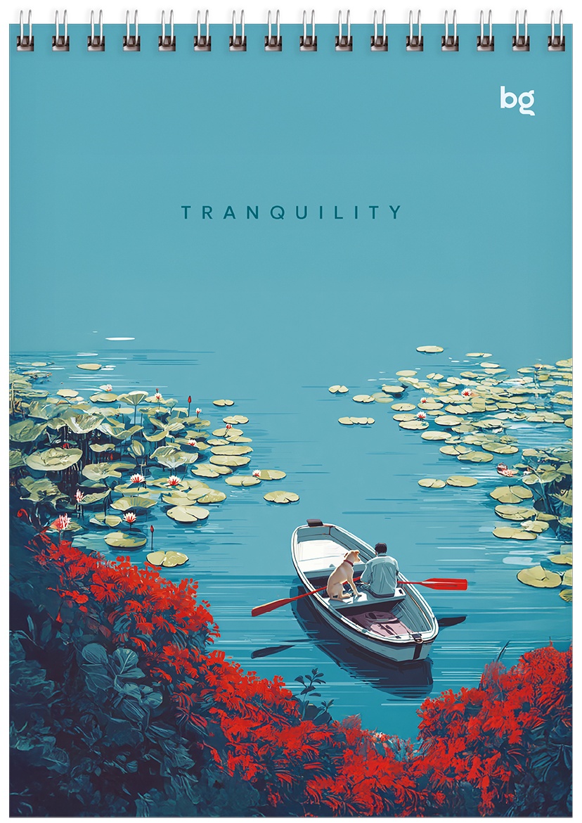 Блокнот А5 60л. на гребне BG 