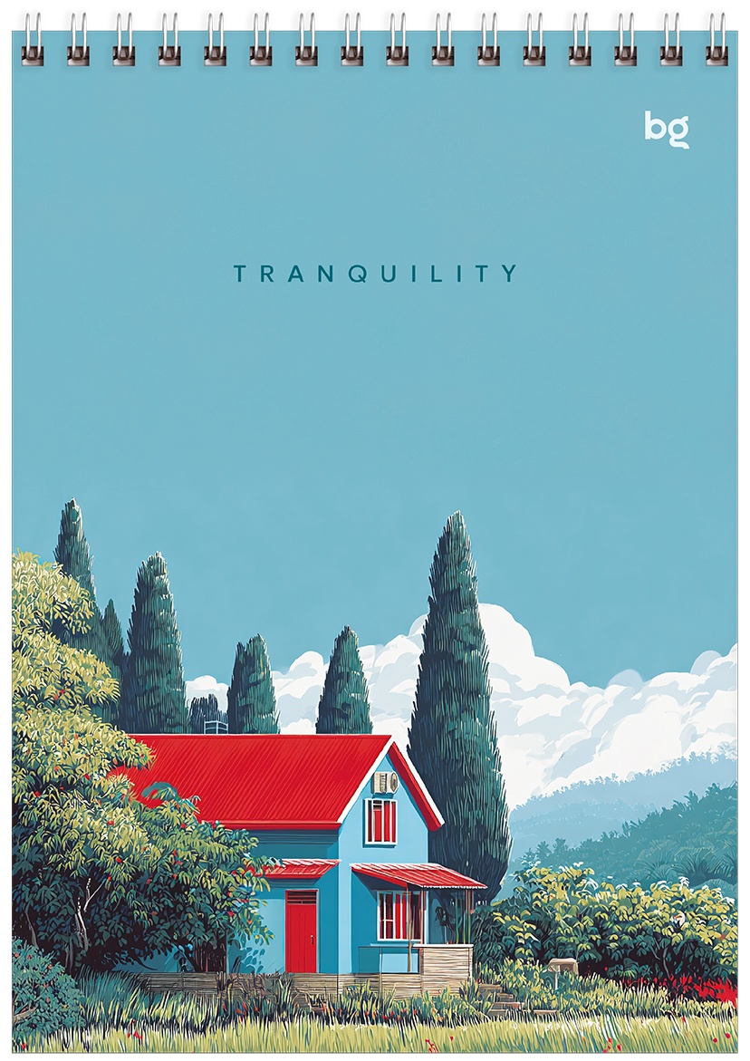 Блокнот А5 60л. на гребне BG 