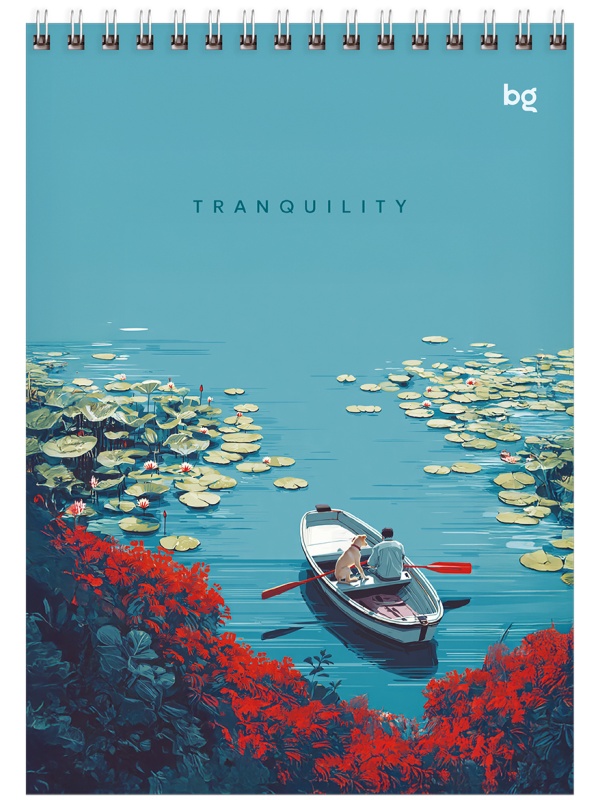 Блокнот А5 60л. на гребне BG 