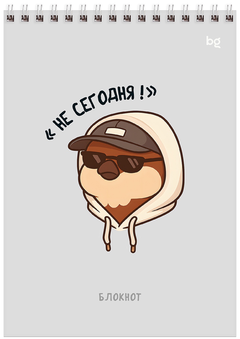 Блокнот А5 60л. на гребне BG 