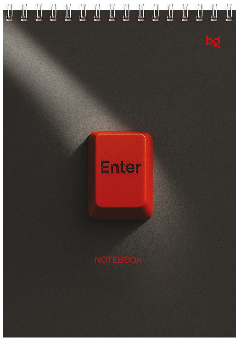 Блокнот А5 60л. на гребне BG 