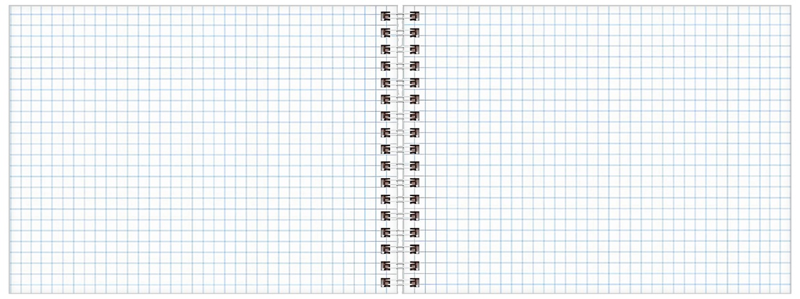 Блокнот А5 60л. на гребне BG 