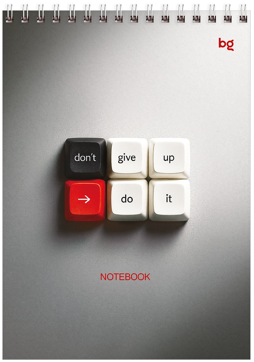 Блокнот А5 60л. на гребне BG 