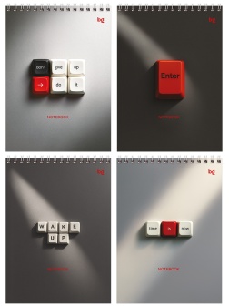 Блокнот А5 60л. на гребне BG 