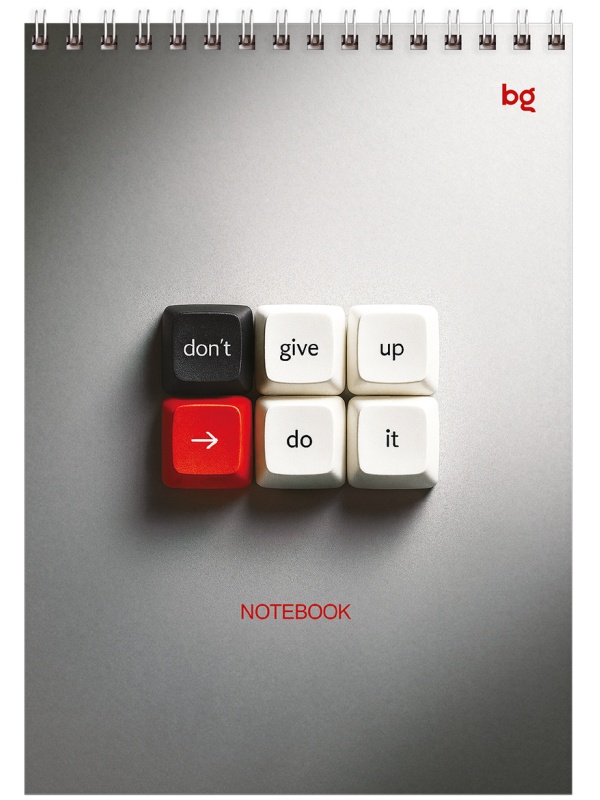 Блокнот А5 60л. на гребне BG 