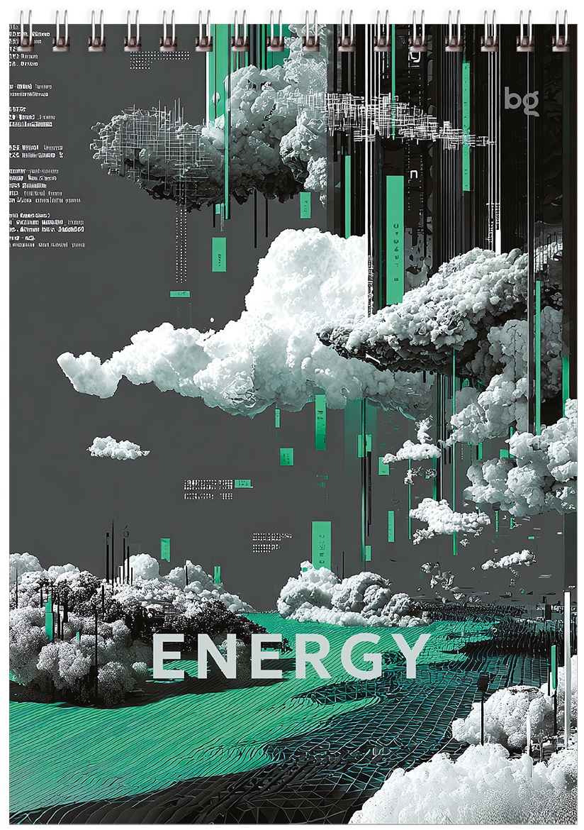 Блокнот А5 80л. на гребне BG 