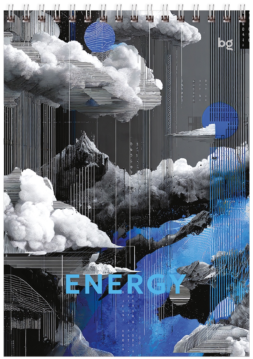 Блокнот А5 80л. на гребне BG 