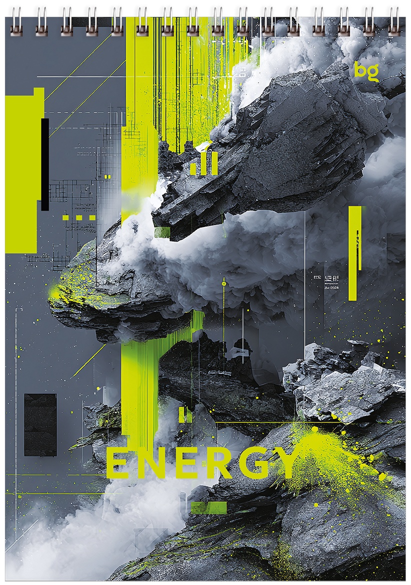 Блокнот А5 80л. на гребне BG 