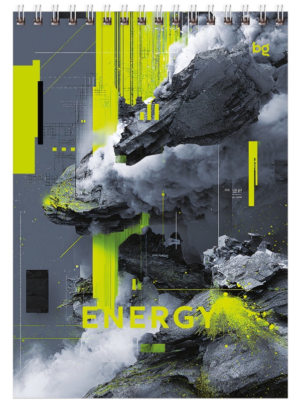 Блокнот А5 80л. на гребне BG 