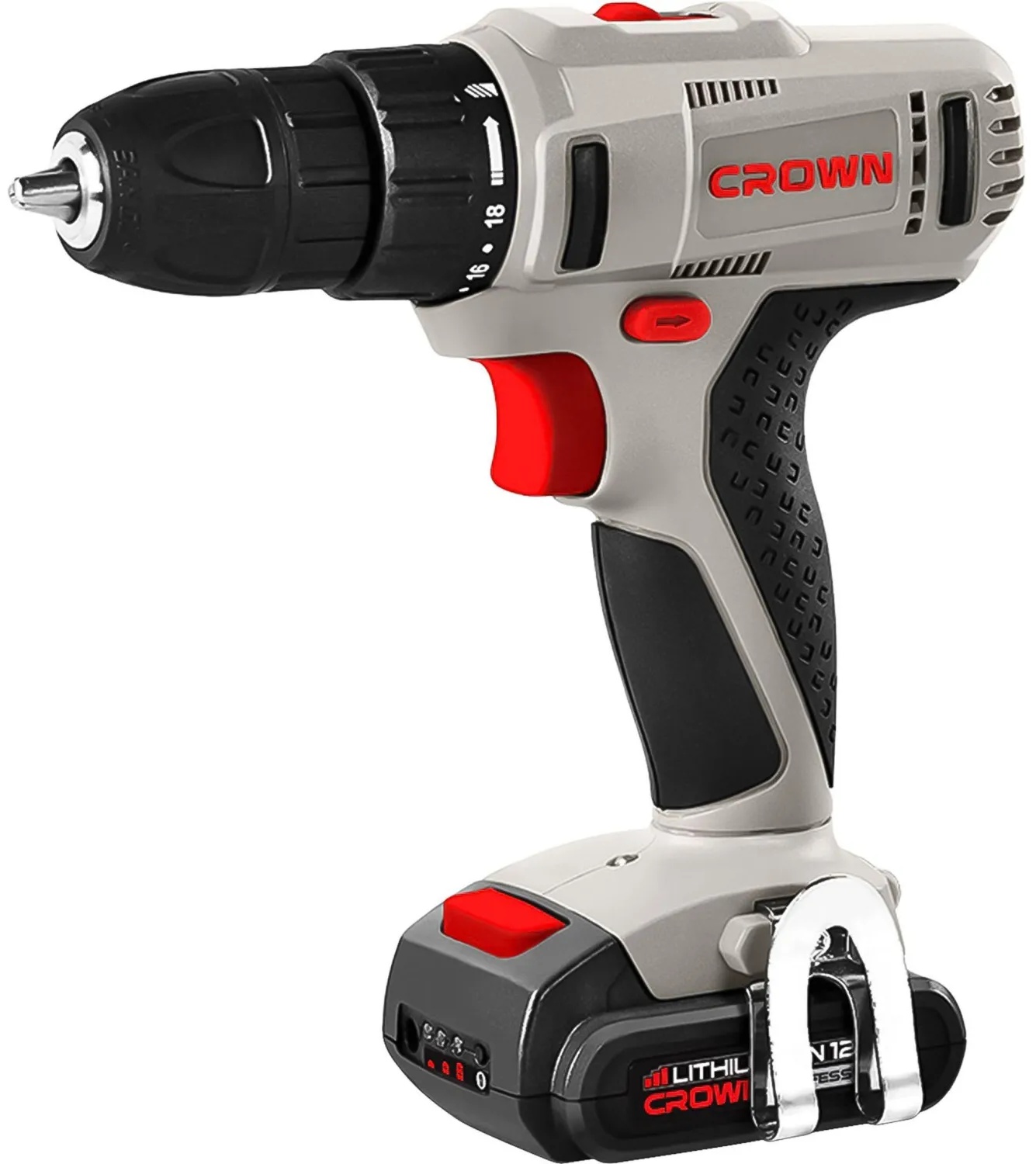 Дрель-шуруповерт аккумуляторная CROWN CT21052LH-1.5 BMC