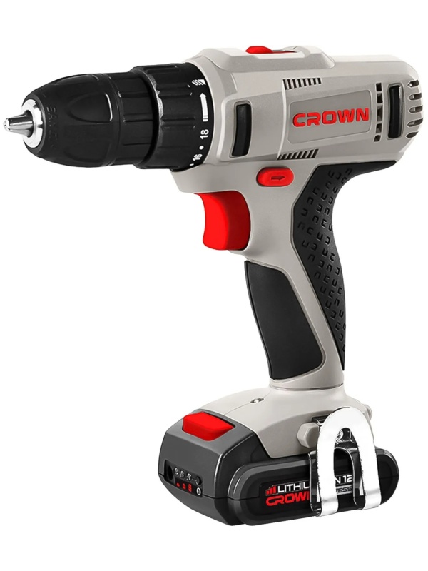 Дрель-шуруповерт аккумуляторная CROWN CT21052LH-1.5 BMC