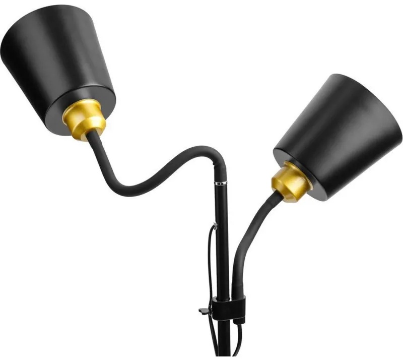 Светильник Ultraflash UF-404 C02 черн  (напольн, торшер, цоколь Е27)