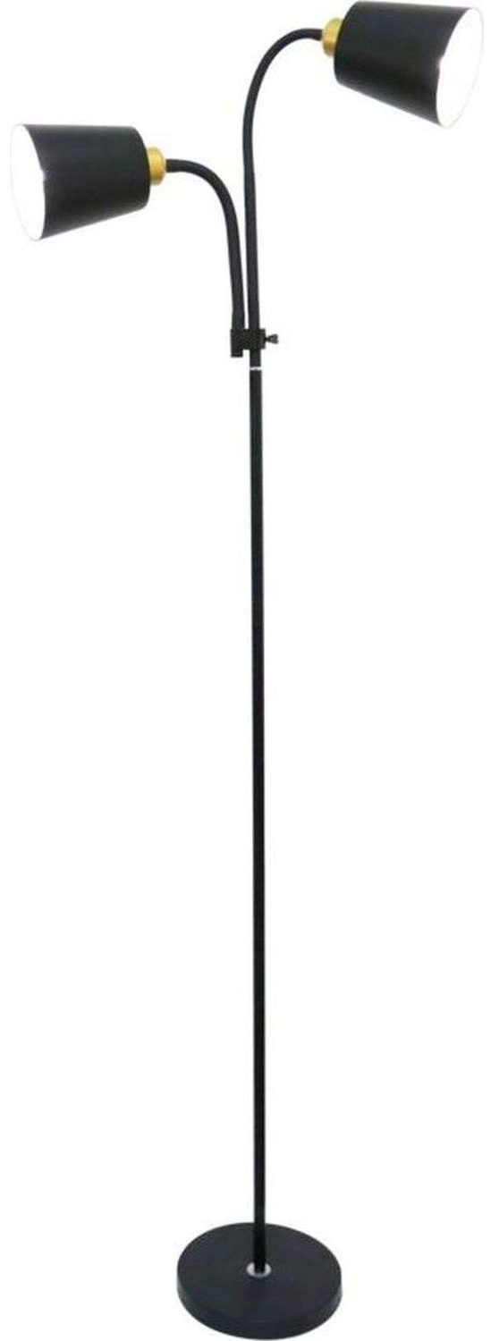 Светильник Ultraflash UF-404 C02 черн  (напольн, торшер, цоколь Е27)