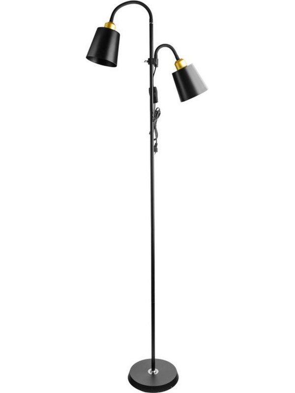 Светильник Ultraflash UF-404 C02 черн  (напольн, торшер, цоколь Е27)