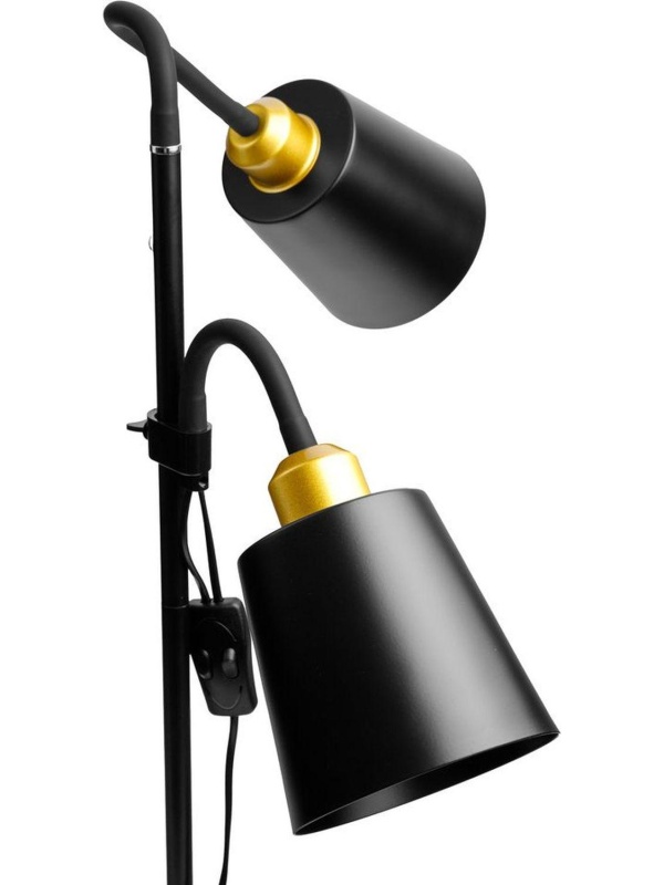 Светильник Ultraflash UF-404 C02 черн  (напольн, торшер, цоколь Е27)