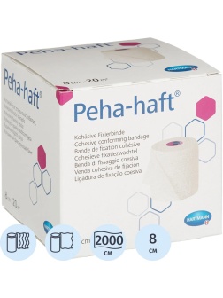 Бинт самофикс эласт 20м х 8см, белый, PEHA-HAFT