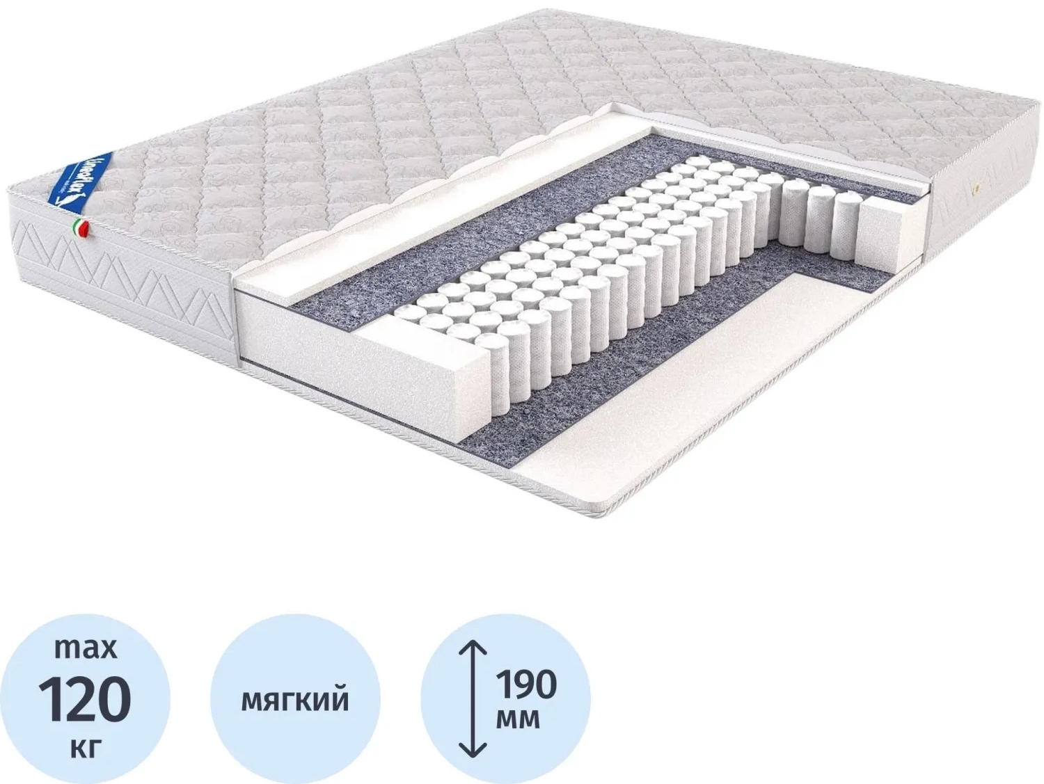 Матрас LF Комо roll 1600x2000