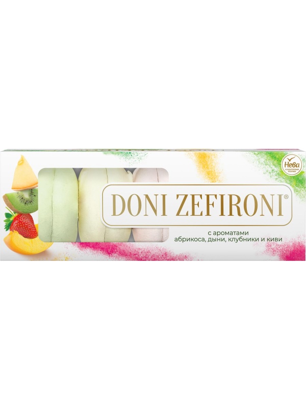 Зефир DONI ZEFIRONI Нева ароматизированный  ассорти , 210г