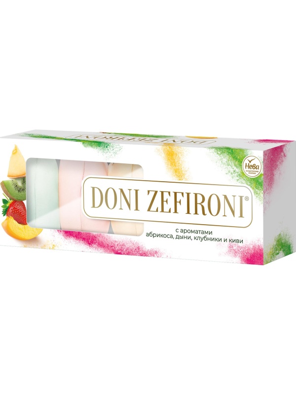 Зефир DONI ZEFIRONI Нева ароматизированный  ассорти , 210г