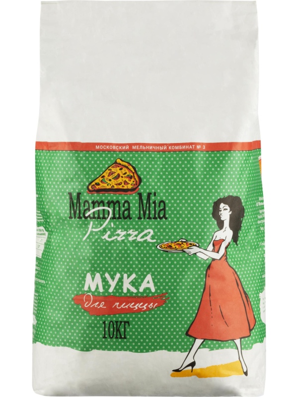Мука Mamma Mia Pizza для пиццы высший сорт, 10кг