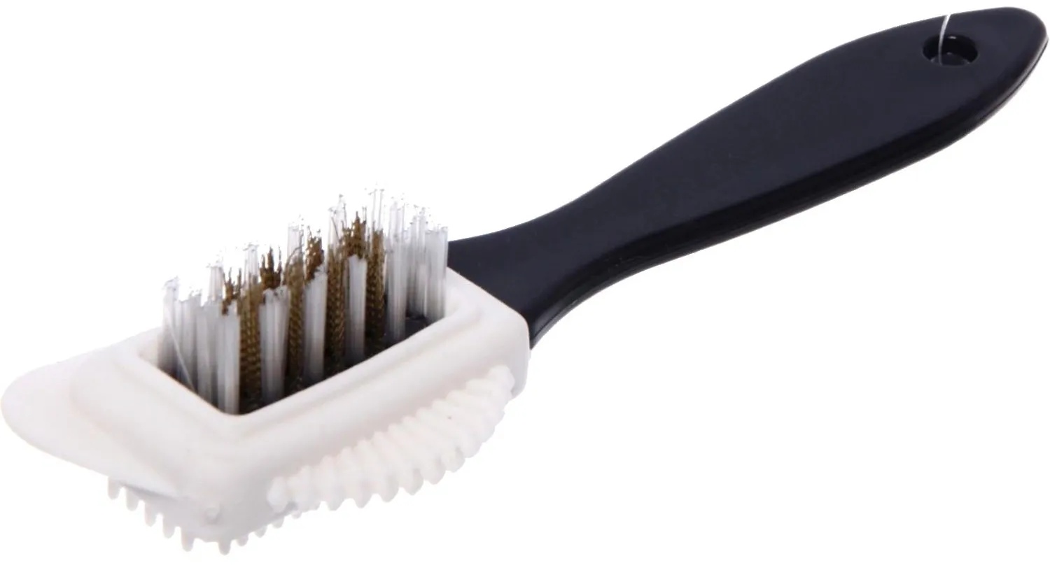 Щетка для обуви пластиковая Селфи,д/замши и нубука,черный,15,5см 975-728