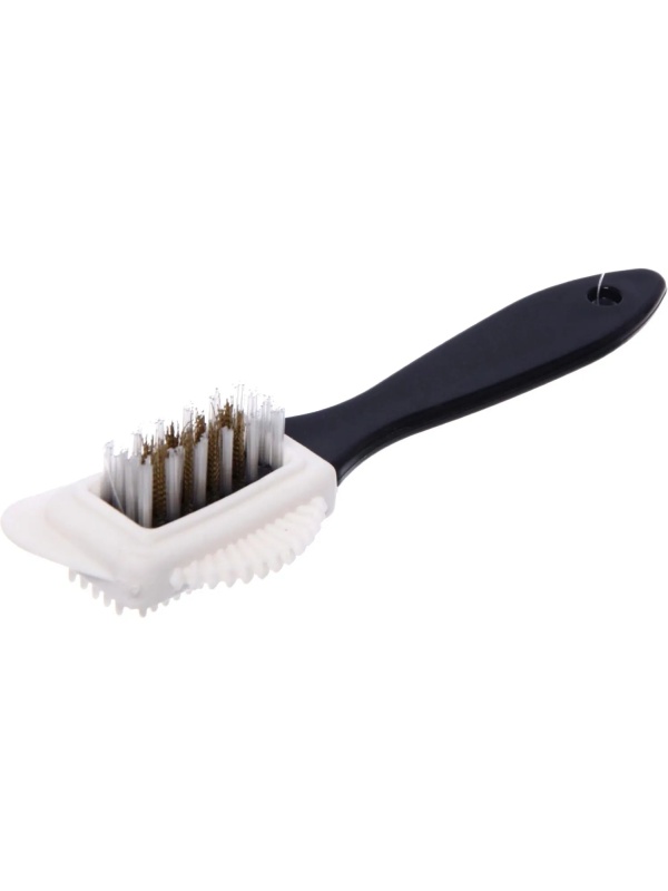 Щетка для обуви пластиковая Селфи,д/замши и нубука,черный,15,5см 975-728