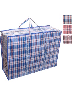 Сумка хозяйственная 70x60x30 Клетка 945-112