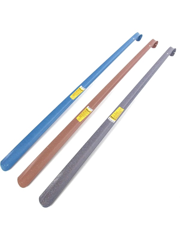 Ложка для обуви металлическая Solomon - Люкс, цвет микс, 75см 975-666