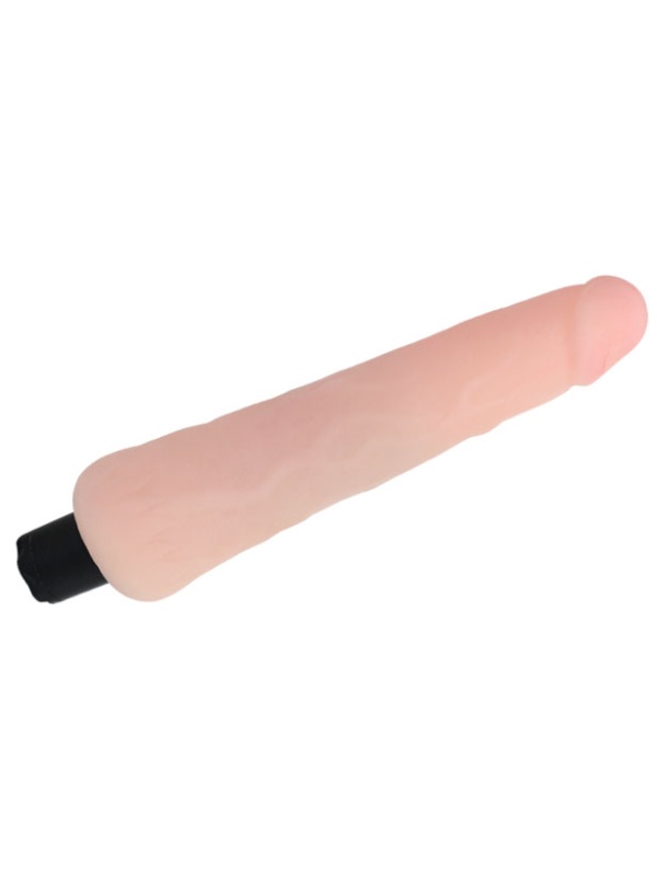 Водонепроницаемый вибратор телесного цвета - 24,5 см.