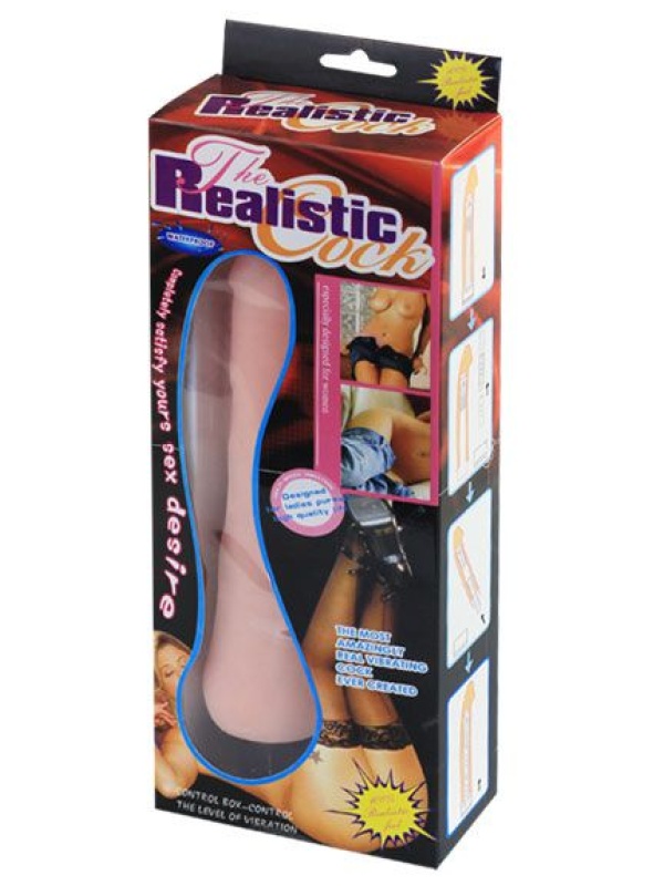 Водонепроницаемый вибратор телесного цвета - 24,5 см.