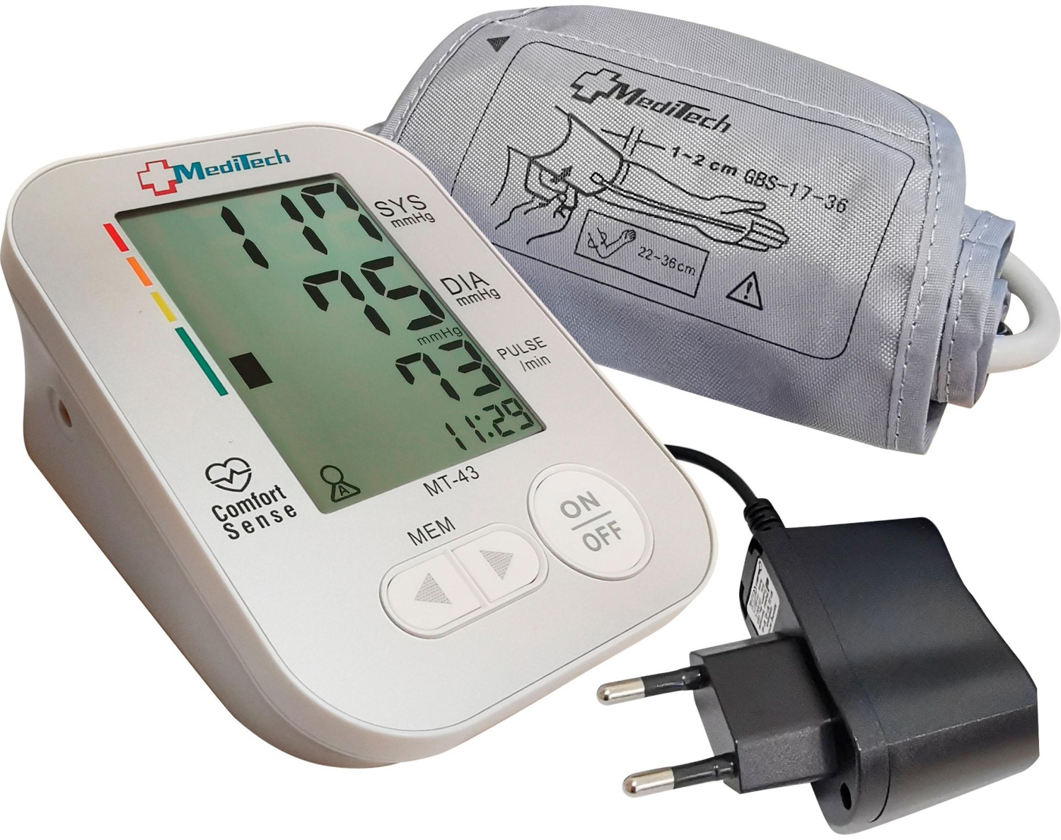 Тонометр автоматический MediTech МТ-43 с АДАПТЕРОМ