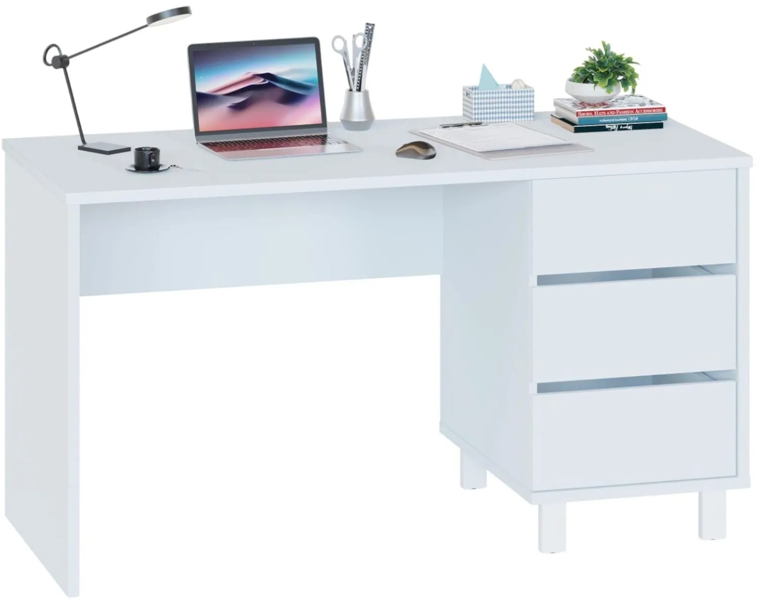 Стол Компьютерный Сокол_СПМ-210 Белый