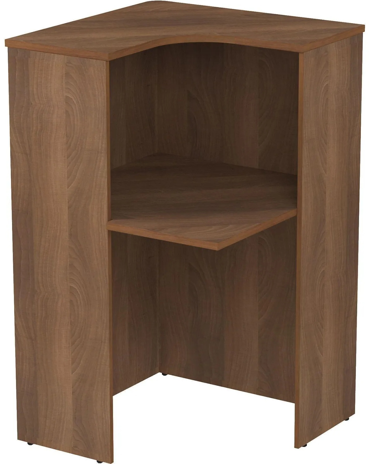 Модуль угловой Стиль ресепшн 2РСУ.004 755x755x1230 шамони темный