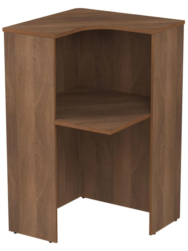 Модуль угловой Стиль ресепшн 2РСУ.004 755x755x1230 шамони темный