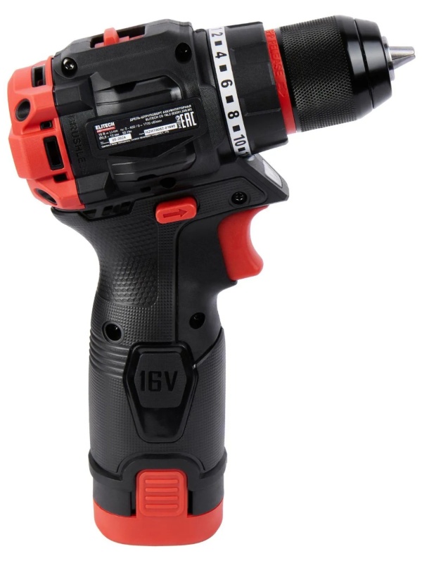 Дрель-шуруповерт ELITECH HD CD 16L2 (E2201.039.01)