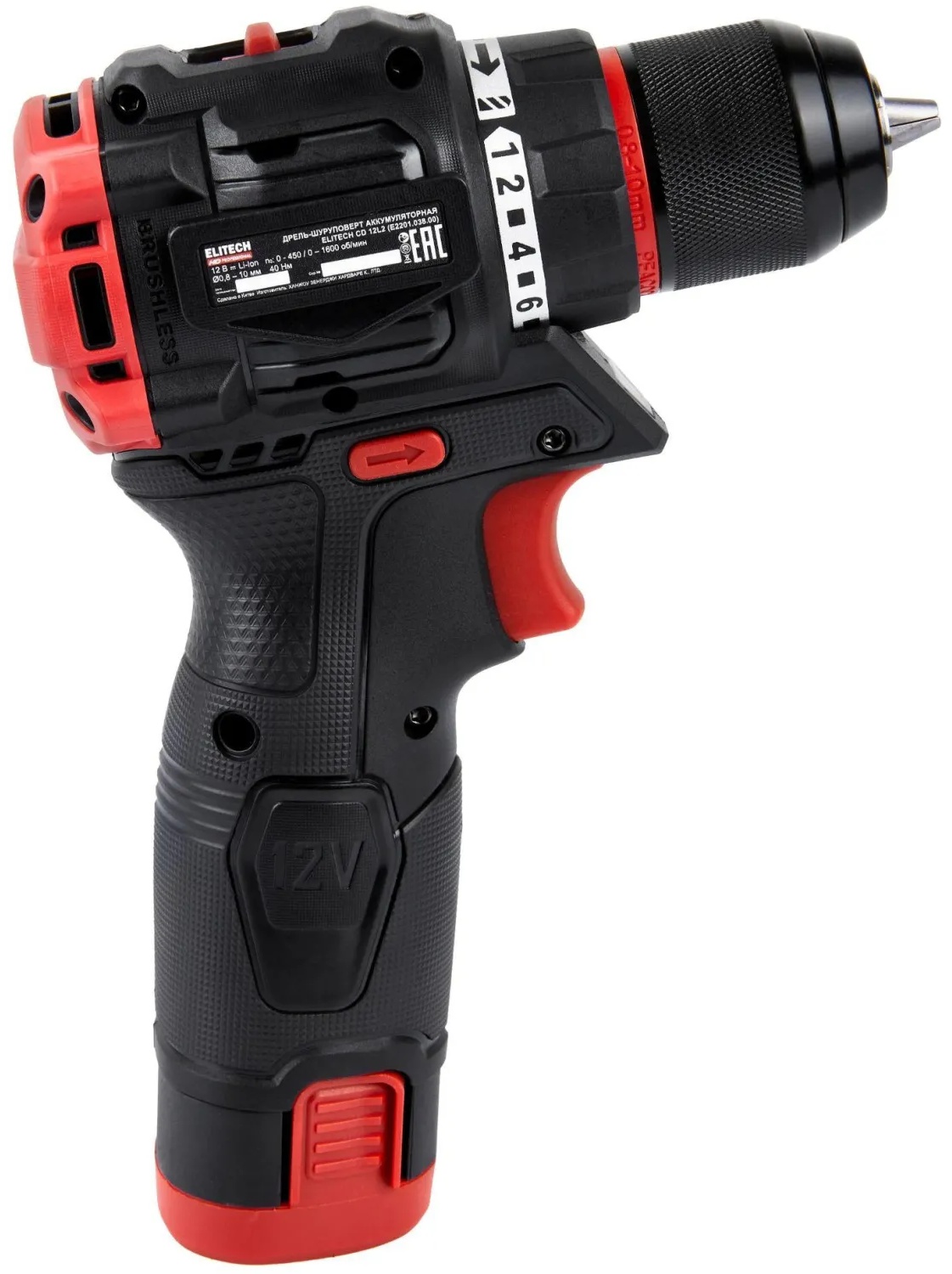Дрель-шуруповерт ELITECH HD CD 12L2 (E2201.038.01)