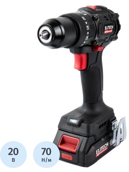 Дрель-шуруповерт ELITECH HD CD 20ISL2 (E2201.041.01)