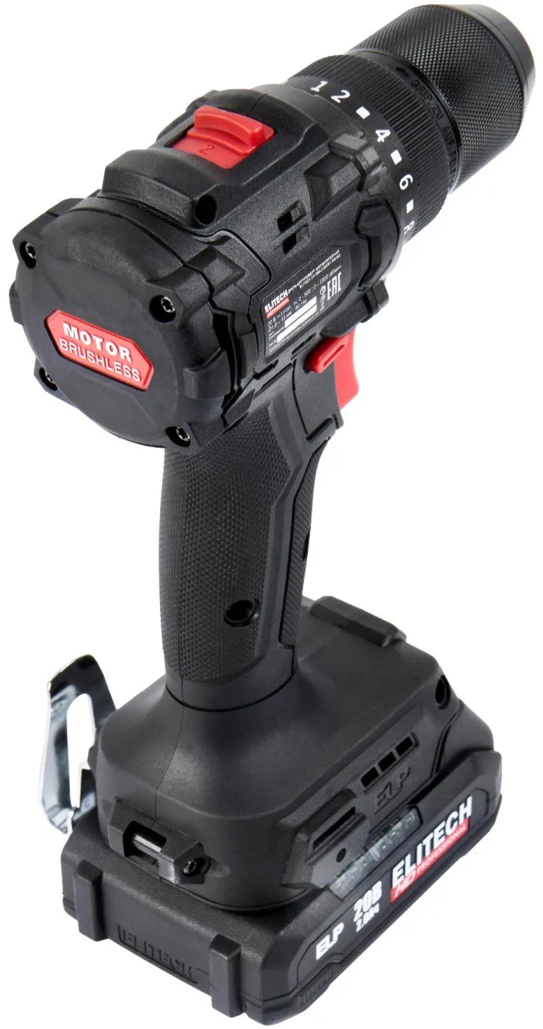 Дрель-шуруповерт ELITECH HD CD 20SL2 (E2201.040.01)