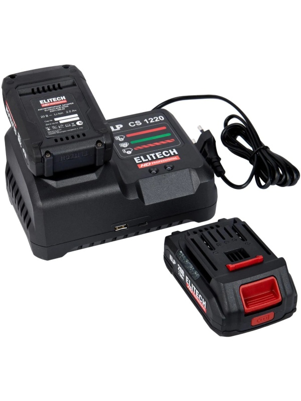 Дрель-шуруповерт ELITECH HD CD 20SL2 (E2201.040.01)