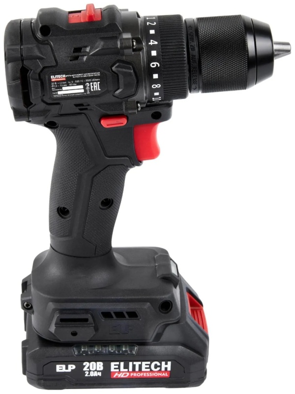 Дрель-шуруповерт ELITECH HD CD 20SL2 (E2201.040.01)