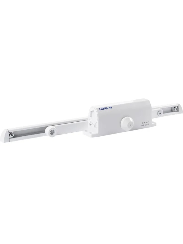 Доводчик ISPARUS SL 440 Slider (от 70 до 130 кг) (бел.) со скольз тягой