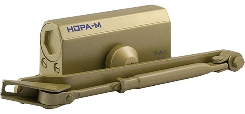 Доводчик НОРА-М №2S F фиксация  (25-50кг) (золото)