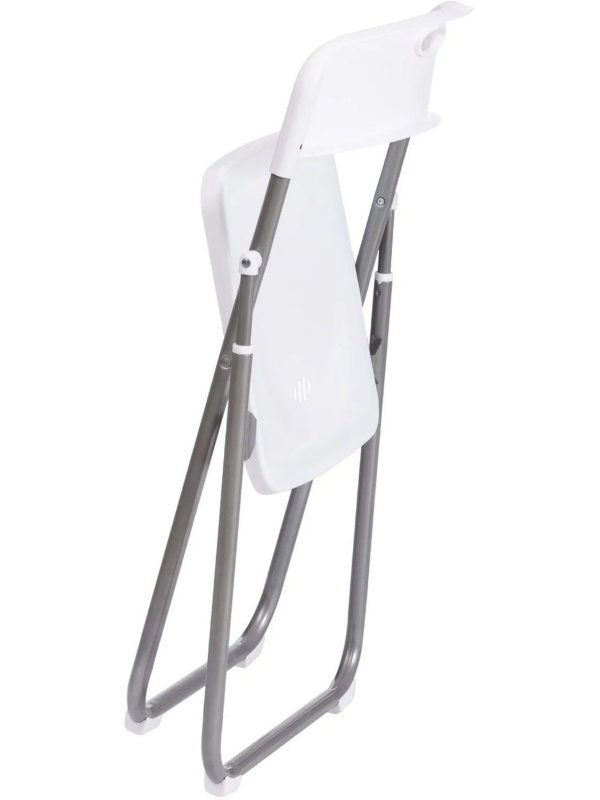 Стул складной FOLDER mod.3017H мет плас 49x46.5x73.5 бел/сер 6шт/уп